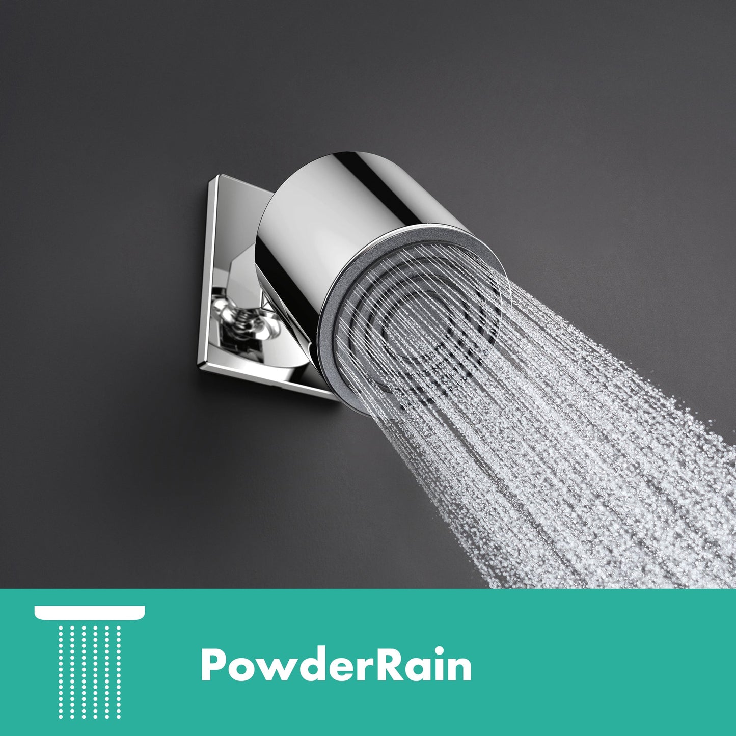 hansgrohe Pulsify S Showerhead 105 1-Jet, 1.75 GPM