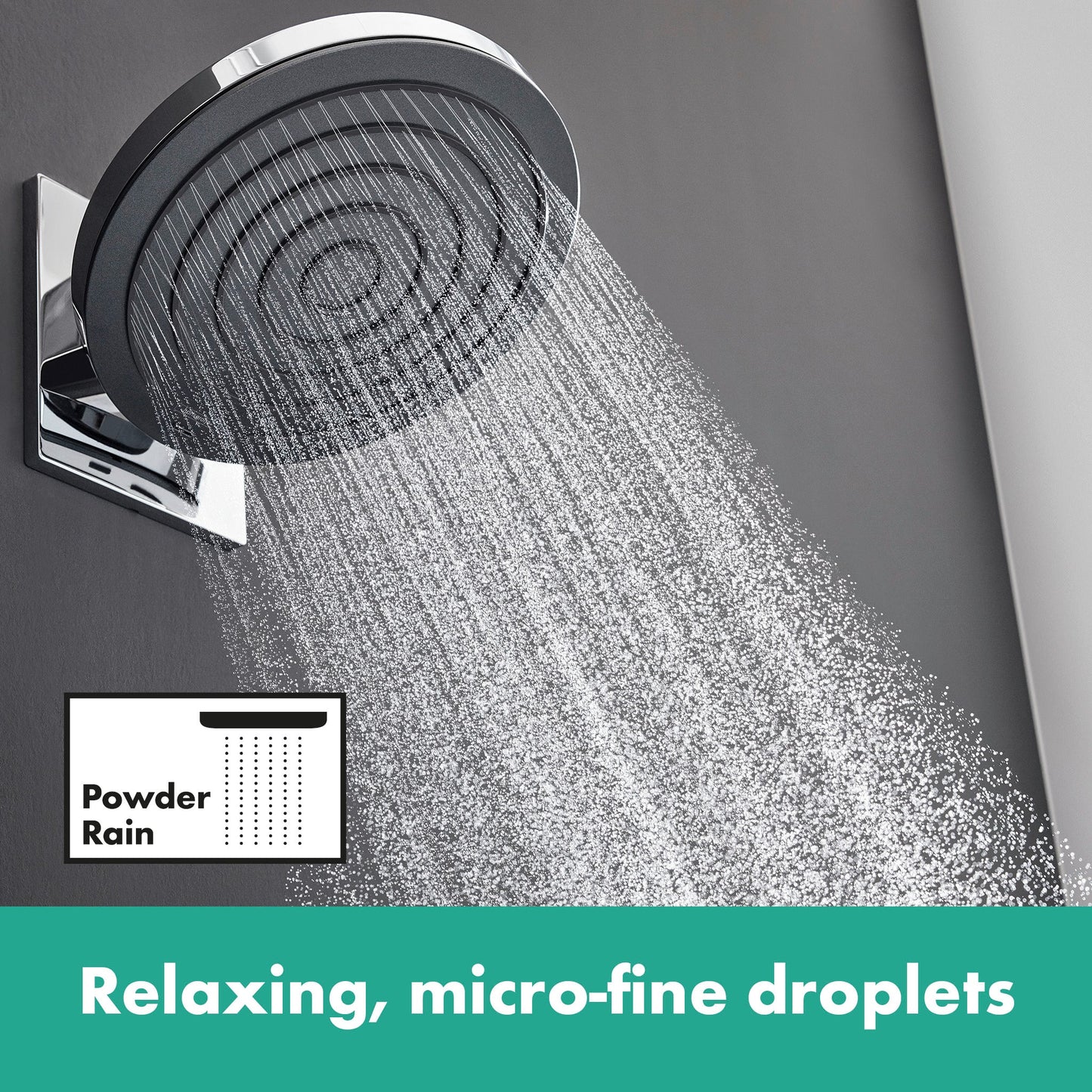 hansgrohe Pulsify S Showerhead 260 1-Jet, 2.5 GPM