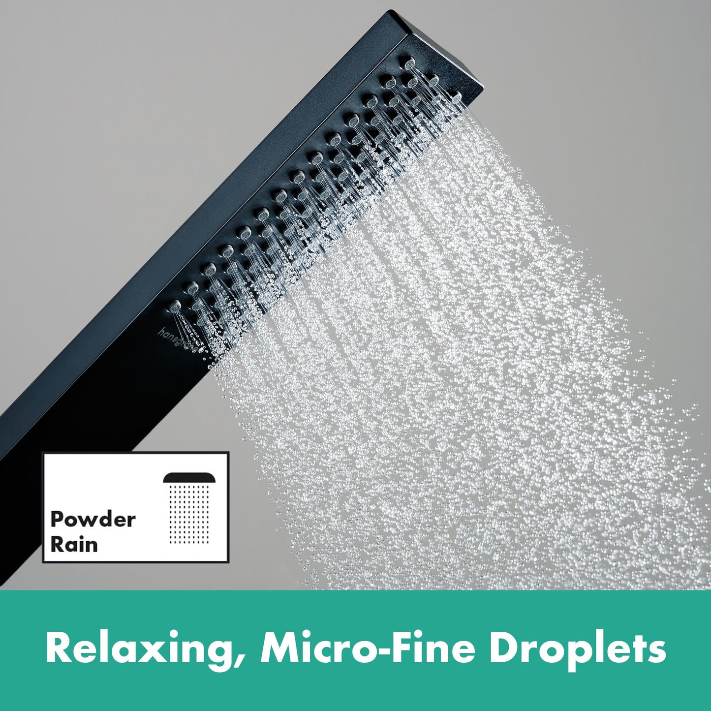 hansgrohe Pulsify E Baton Handshower 100 1-Jet, 1.75 GPM