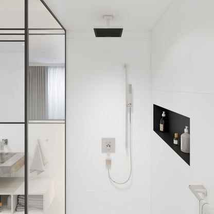 hansgrohe Pulsify E Extension Pipe for Ceiling Mount E, 4"