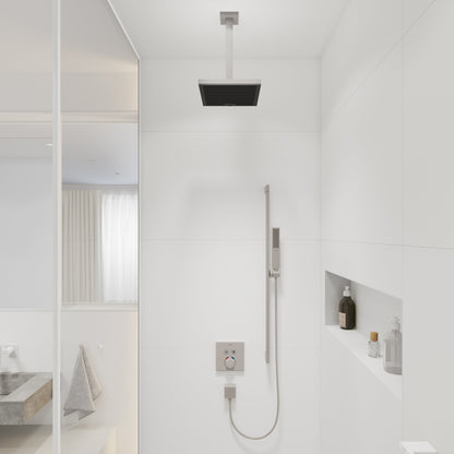 hansgrohe Pulsify E Extension Pipe for Ceiling Mount E, 12"