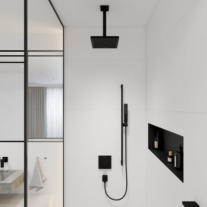 hansgrohe Pulsify E Extension Pipe for Ceiling Mount E, 12"