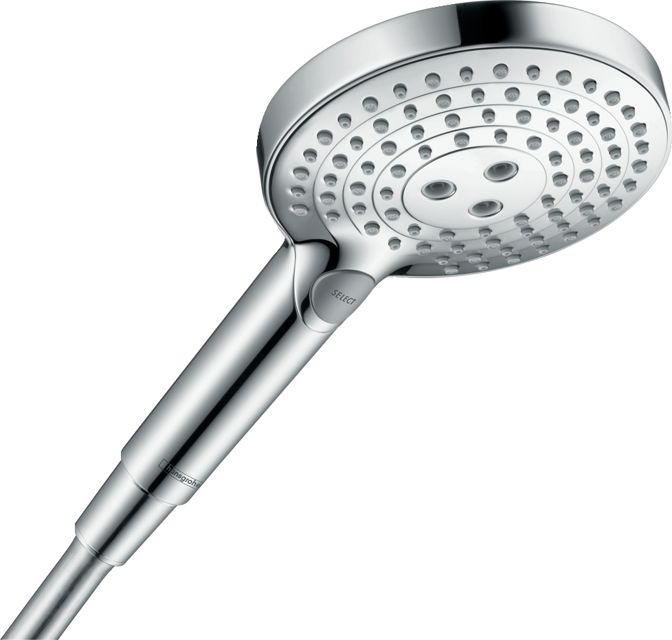 hansgrohe Raindance Select S Handshower 120 3-Jet PowderRain, 1.75 GPM