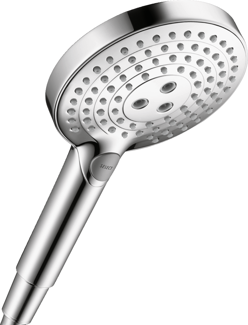 hansgrohe Raindance Select S Handshower 120 3-Jet PowderRain, 2.5 GPM