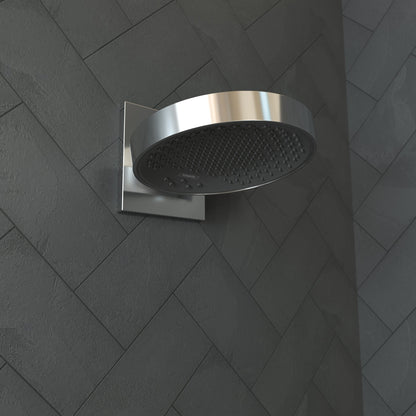 hansgrohe Rainfinity Showerhead 250 3-Jet with Wall Connector Trim, 2.5 GPM