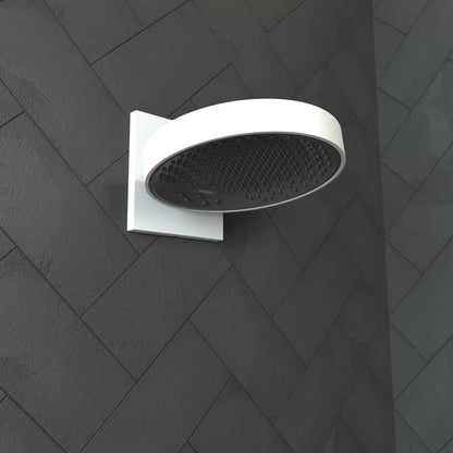 hansgrohe Rainfinity Showerhead 250 3-Jet with Wall Connector Trim, 2.5 GPM