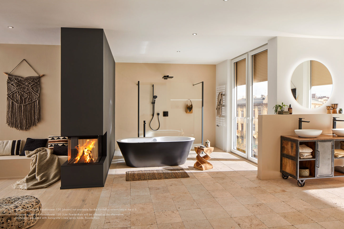 hansgrohe FixFit Wall Outlet Square with Check Valves