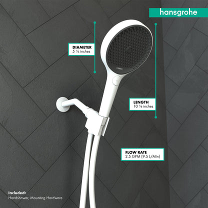hansgrohe Rainfinity Handshower 130 3-Jet, 2.5 GPM