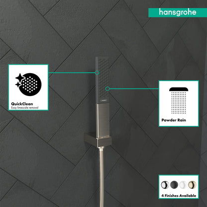 hansgrohe Rainfinity Baton Handshower 100 1-Jet, 2.5 GPM