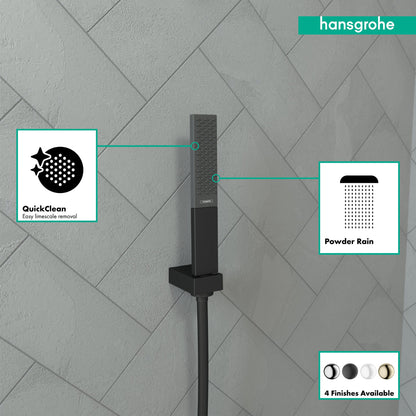 hansgrohe Rainfinity Baton Handshower 100 1-Jet, 2.5 GPM