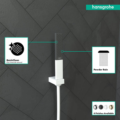 hansgrohe Rainfinity Baton Handshower 100 1-Jet, 1.75 GPM