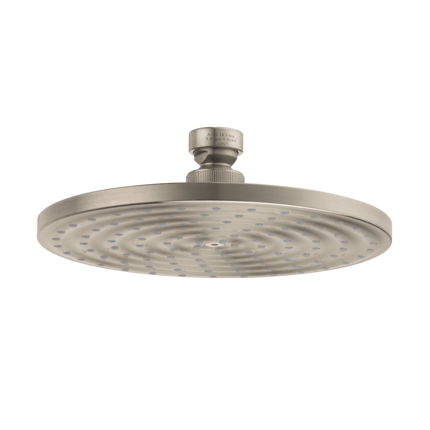 hansgrohe Raindance S Showerhead 180 1-Jet Rain, 2.5 GPM