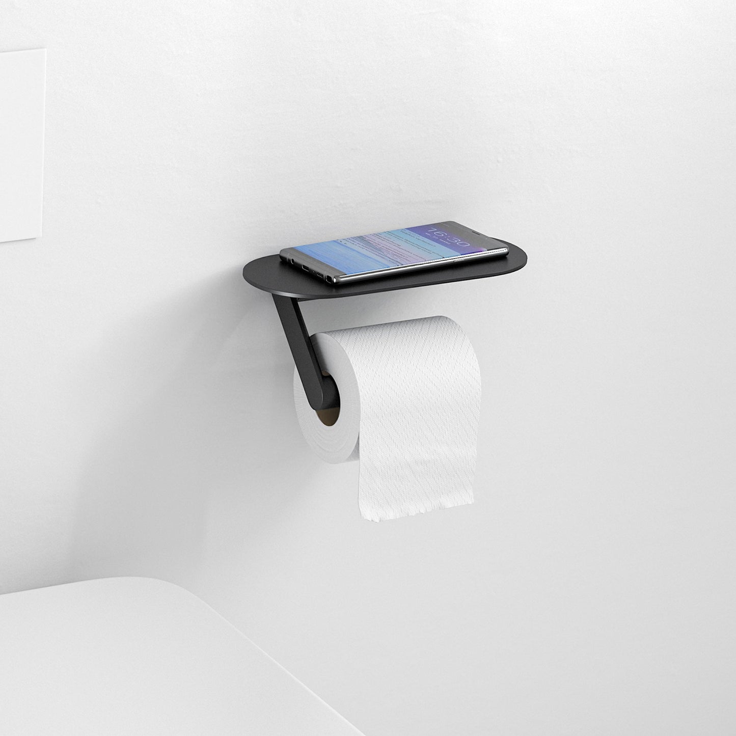 hansgrohe WallStoris Toilet Paper Holer with Shelf
