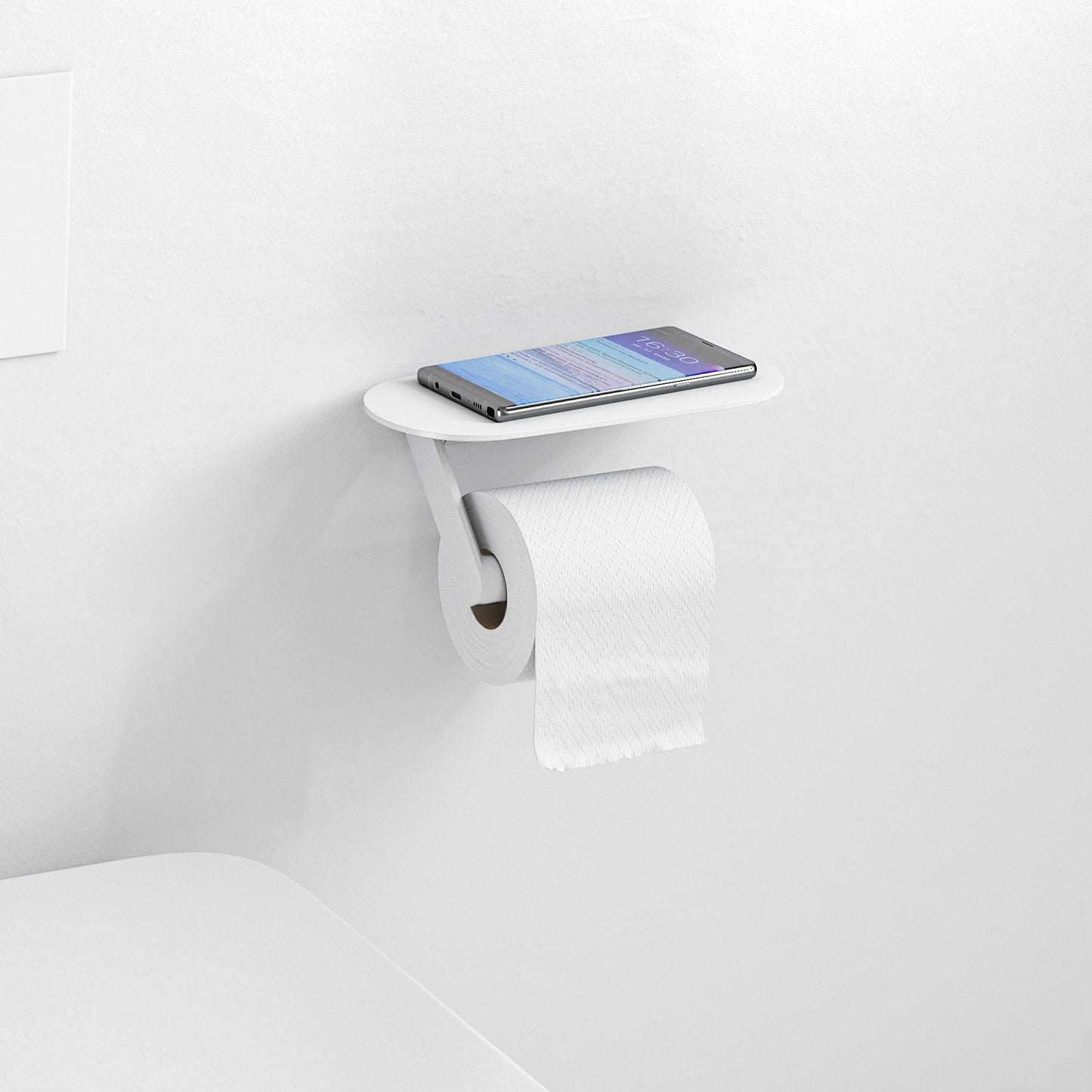 hansgrohe WallStoris Toilet Paper Holer with Shelf