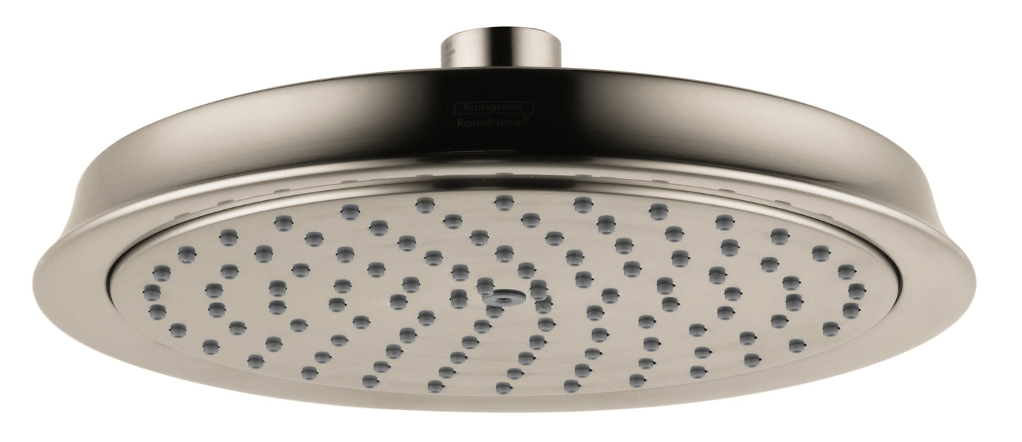 hansgrohe Raindance Classic Showerhead 180 1-Jet, 2.5 GPM
