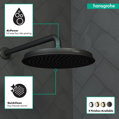 hansgrohe Raindance Classic Showerhead 240 1-Jet, 2.5 GPM