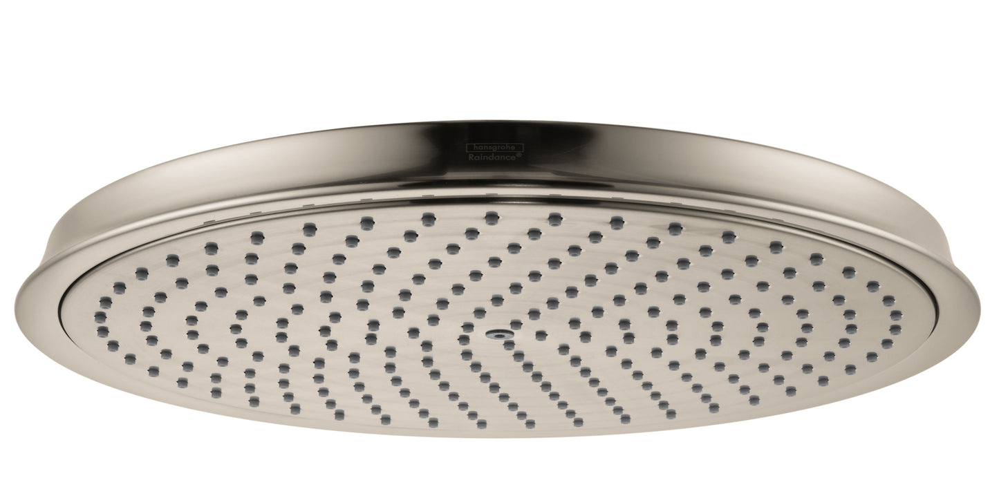hansgrohe Raindance Classic Showerhead 300 1-Jet, 2.5 GPM