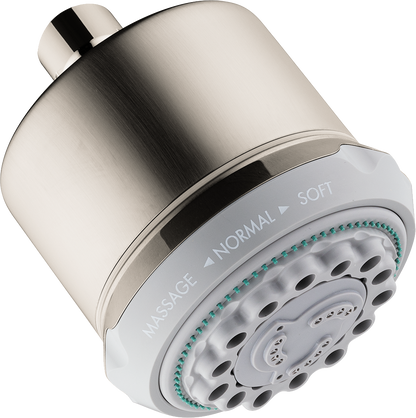 hansgrohe Clubmaster Showerhead 3-Jet, 2.5 GPM
