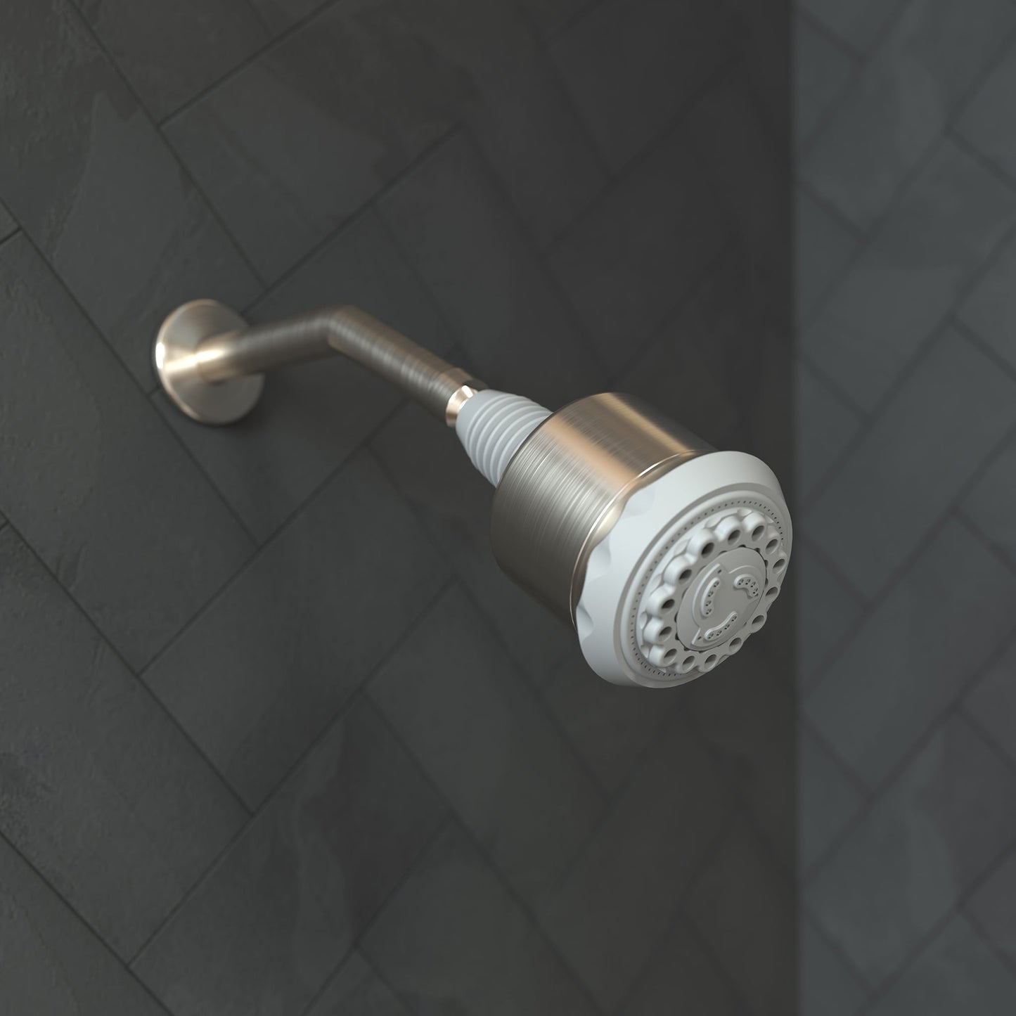 hansgrohe Clubmaster Showerhead 3-Jet, 2.5 GPM
