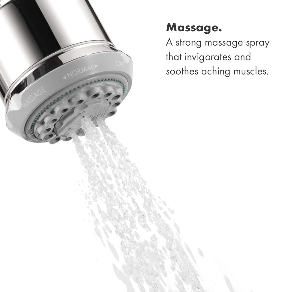 hansgrohe Clubmaster Showerhead 3-Jet, 2.5 GPM