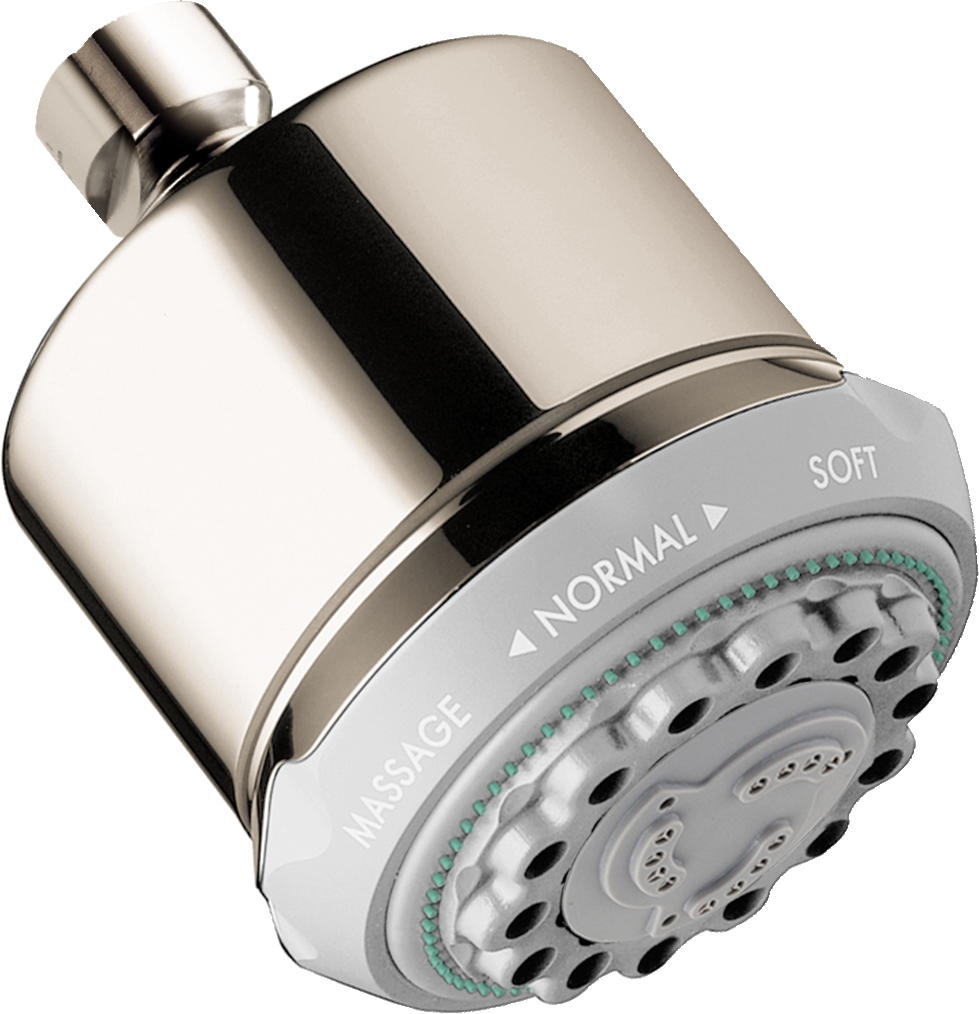 hansgrohe Clubmaster Showerhead 3-Jet, 2.5 GPM