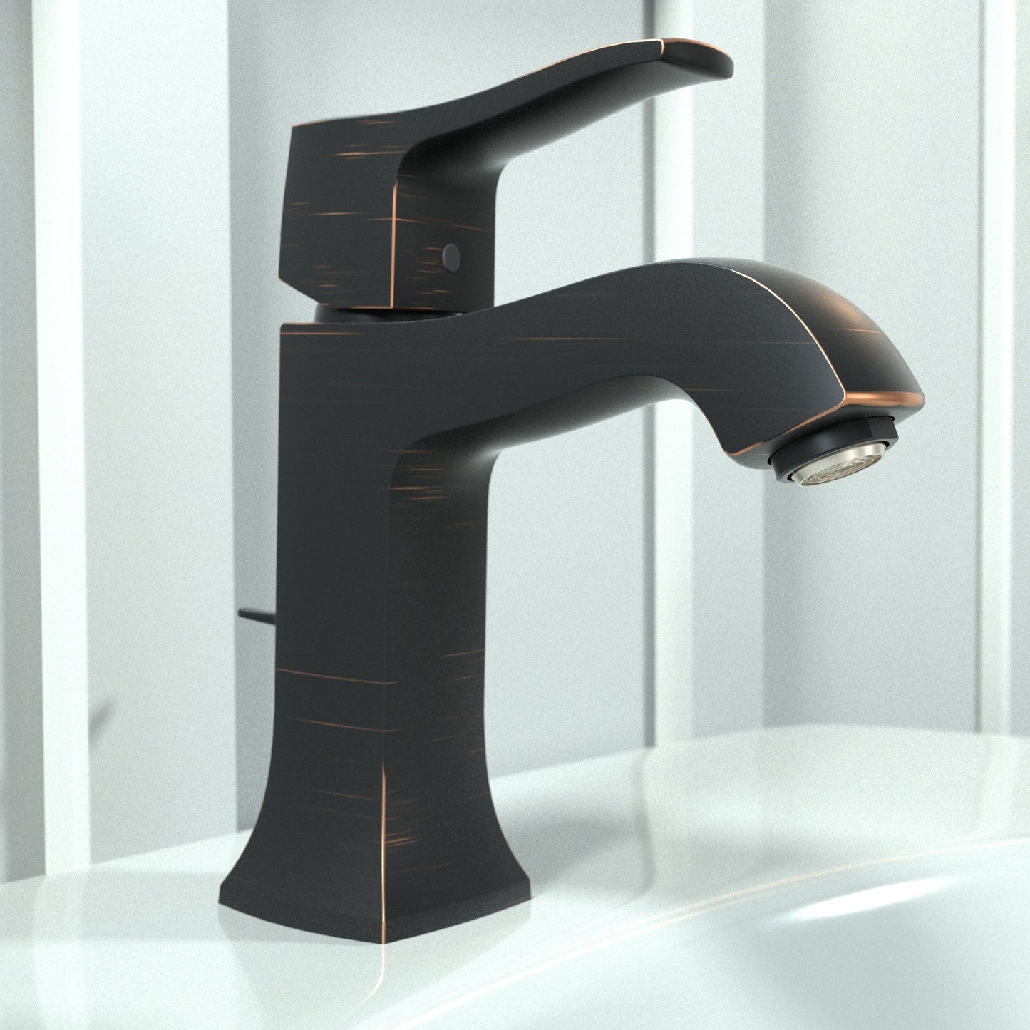 hansgrohe Metris C Single-Hole Faucet 100 with Pop-Up Drain, 1.2 GPM