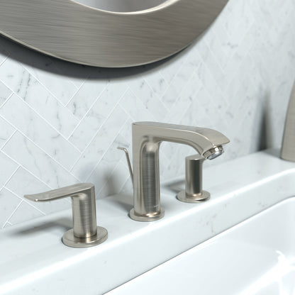 hansgrohe Metris Widespread Faucet 100 with Pop-Up Drain, 1.2 GPM