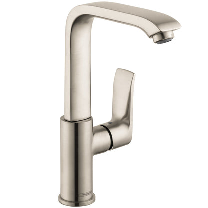hansgrohe Metris Single-Hole Faucet 230 with Swivel Spout and Pop-Up Drain, 1.2 GPM