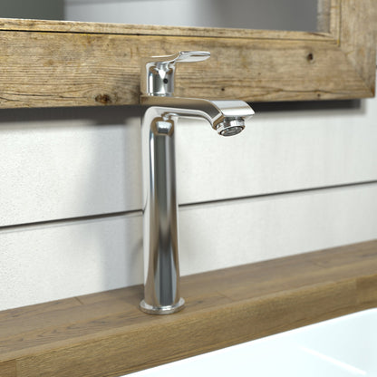 hansgrohe Metris Single-Hole Faucet 200 with Pop-Up Drain, 1.2 GPM
