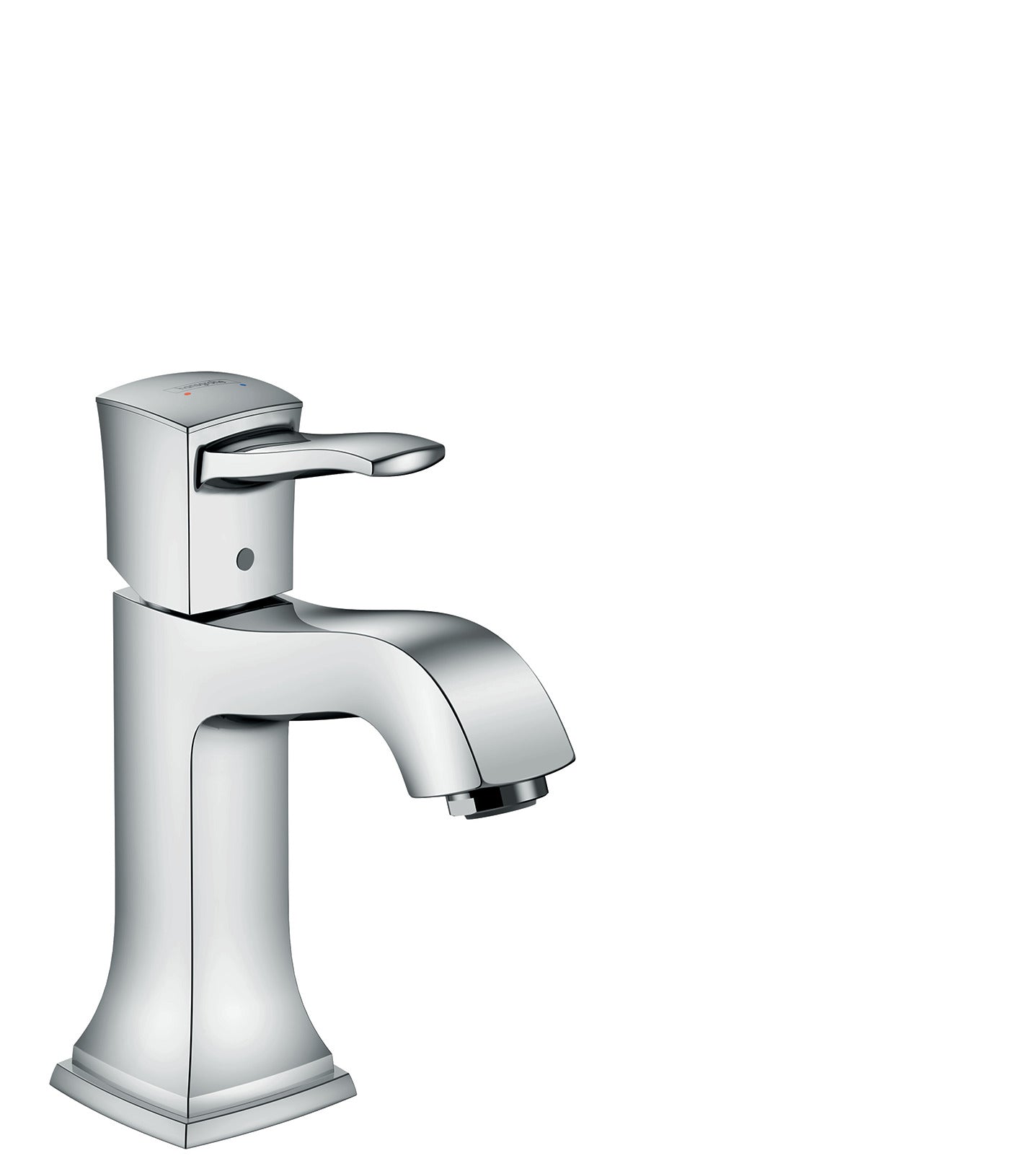 hansgrohe Metropol Classic Single-Hole Faucet 110 with Pop-Up Drain, 1.2 GPM