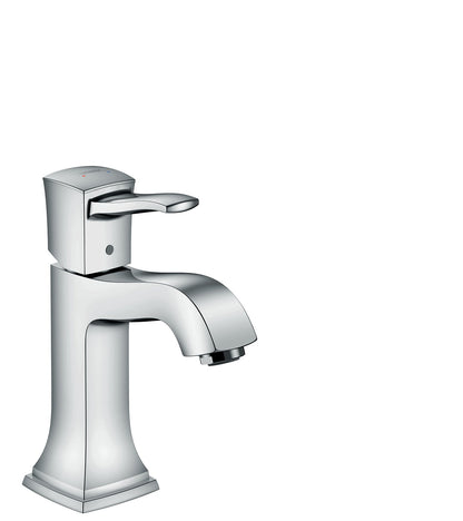 hansgrohe Metropol Classic Single-Hole Faucet 110 with Pop-Up Drain, 1.2 GPM