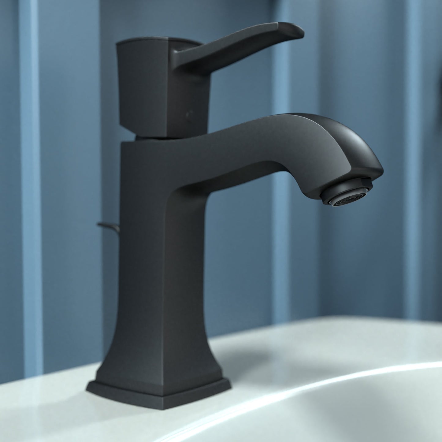 hansgrohe Metropol Classic Single-Hole Faucet 110 with Pop-Up Drain, 1.2 GPM