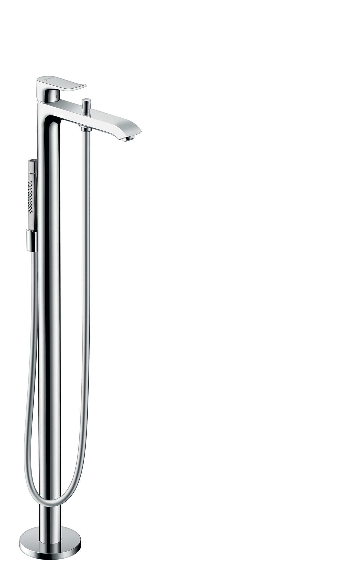 hansgrohe Metris Freestanding Tub Filler Trim with 1.75 GPM Handshower