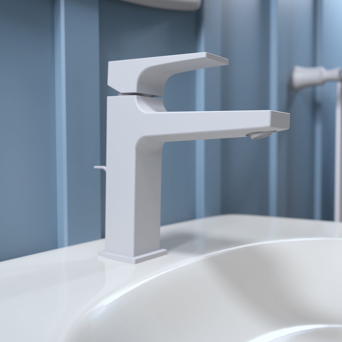 hansgrohe Metropol Single-Hole Faucet 110 with Lever Handle and Pop-Up Drain, 1.2 GPM