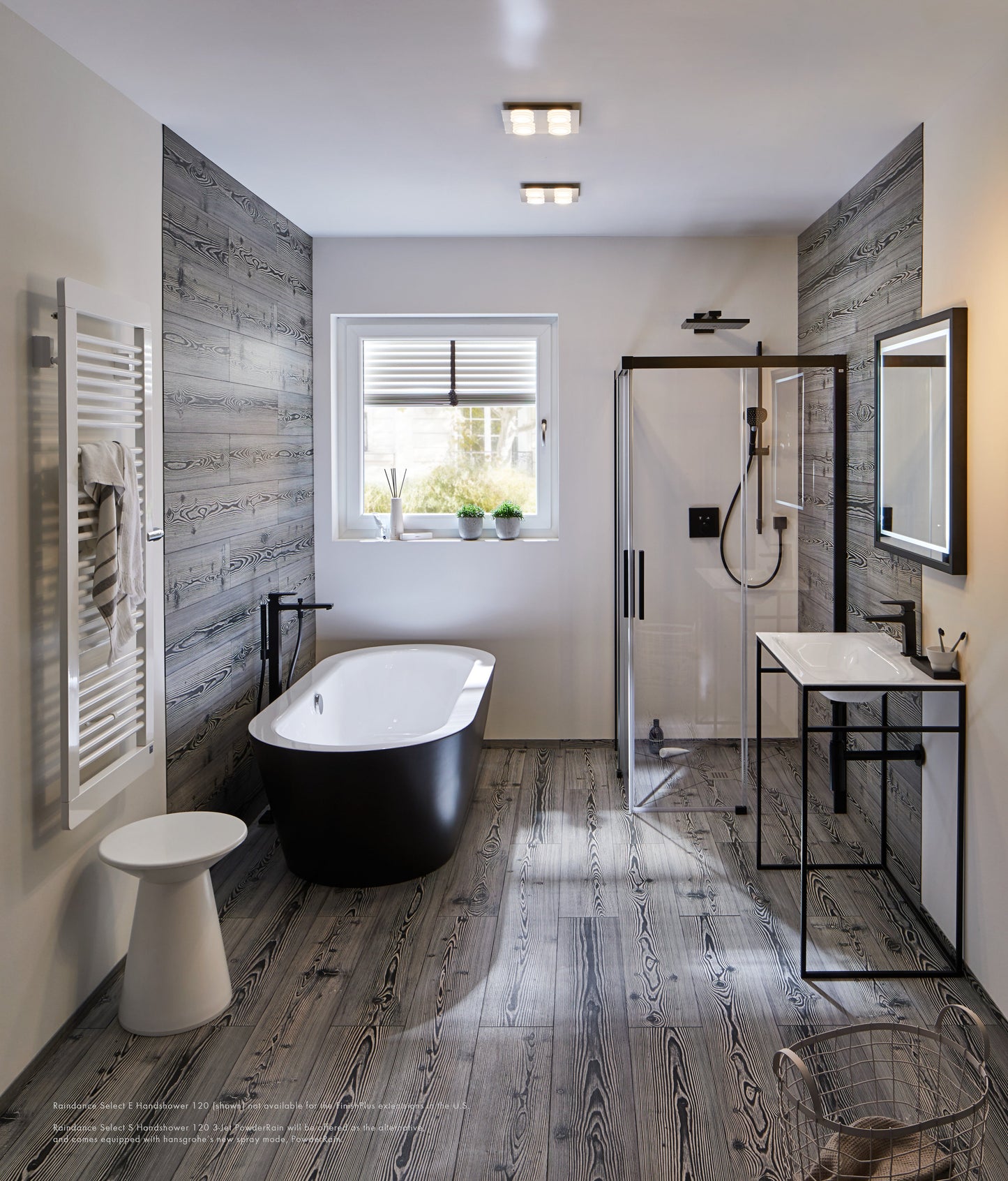 hansgrohe Metropol Freestanding Tub Filler Trim with Lever Handle and 1.75 GPM Handshower