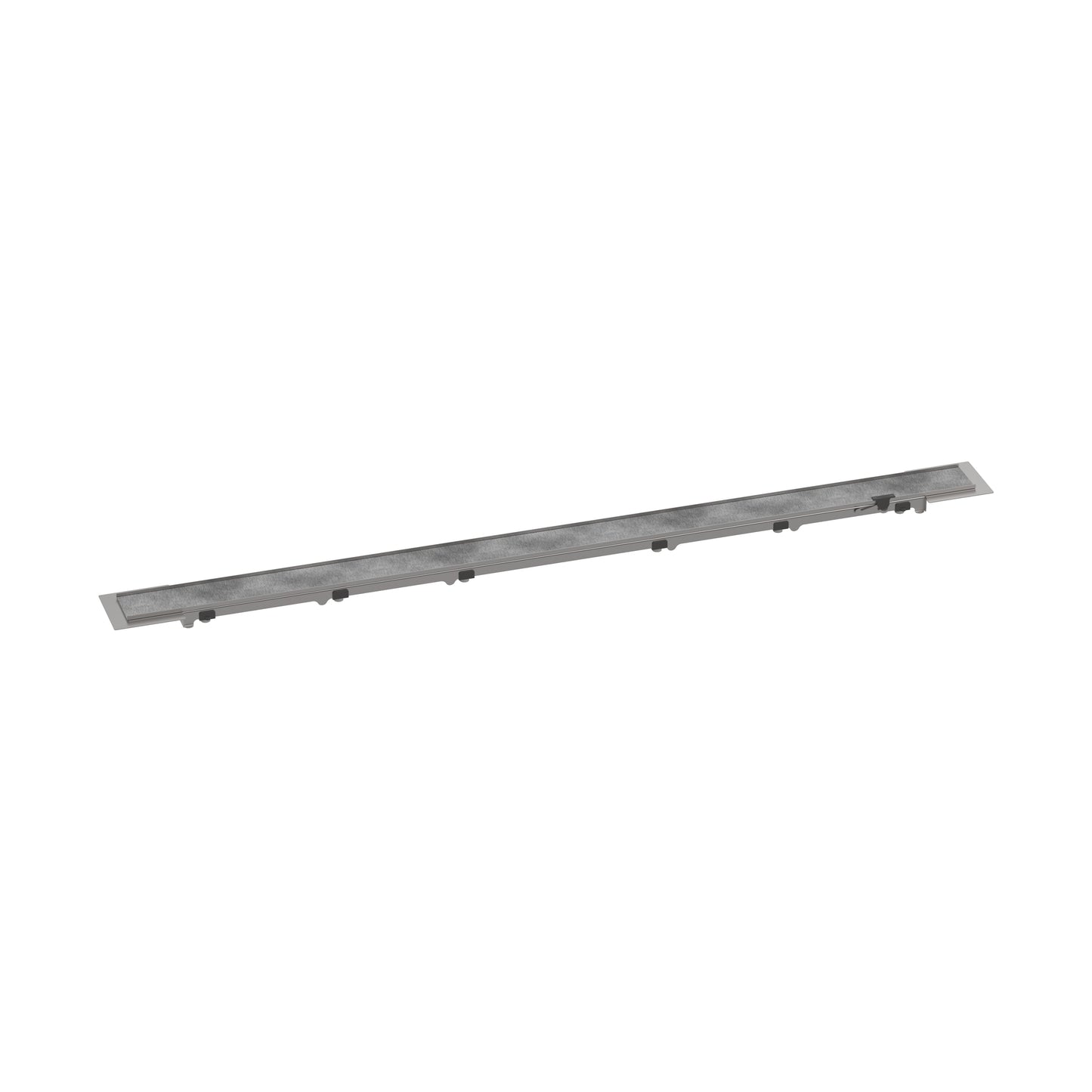 hansgrohe RainDrain Rock Trim Flex 39 3/8" Cut to Size and Tileable