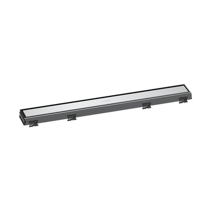 hansgrohe RainDrain Match Trim 23 5/8" with Height Adjustable Frame