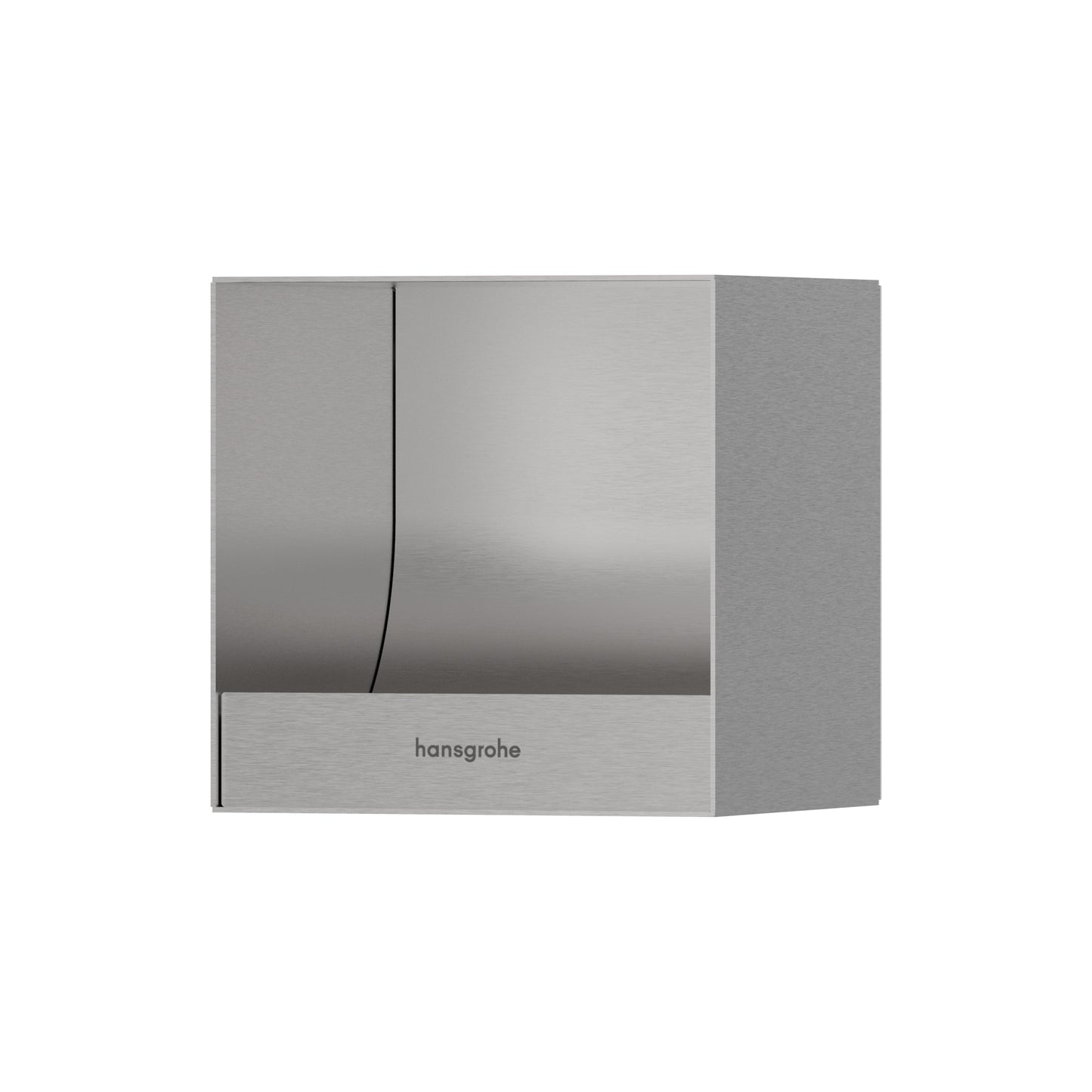 hansgrohe XtraStoris Original Recessed Toilet Paper Holder 6"x 6"x 5.5"