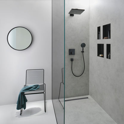 hansgrohe XtraStoris Minimalistic Wall Niche with Open Frame 12"x 12"x 4"