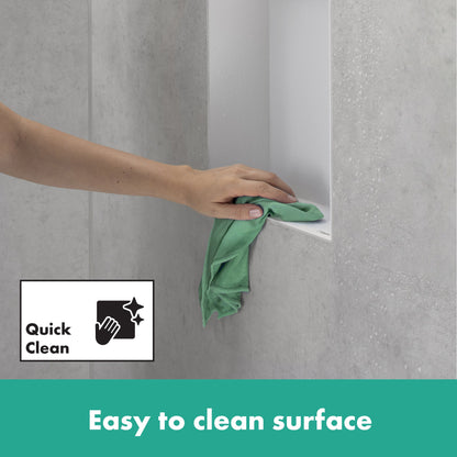 hansgrohe XtraStoris Minimalistic Wall Niche with Open Frame 12"x 12"x 4"