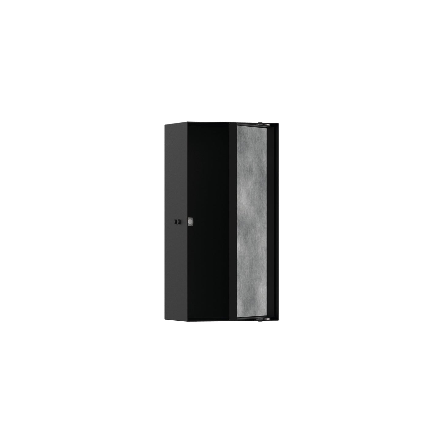 hansgrohe XtraStoris Rock Wall Niche with Tileable Door 12"x 6"x 4"