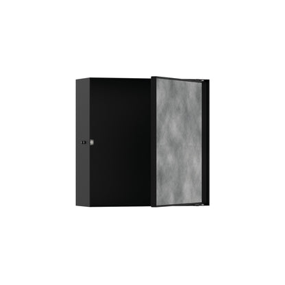 hansgrohe XtraStoris Rock Wall Niche with Tileable Door 12"x 12"x 4"