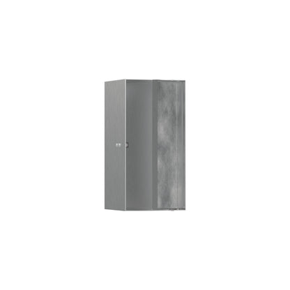 hansgrohe XtraStoris Rock Wall Niche with Tileable Door 12"x 6"x 5.5"