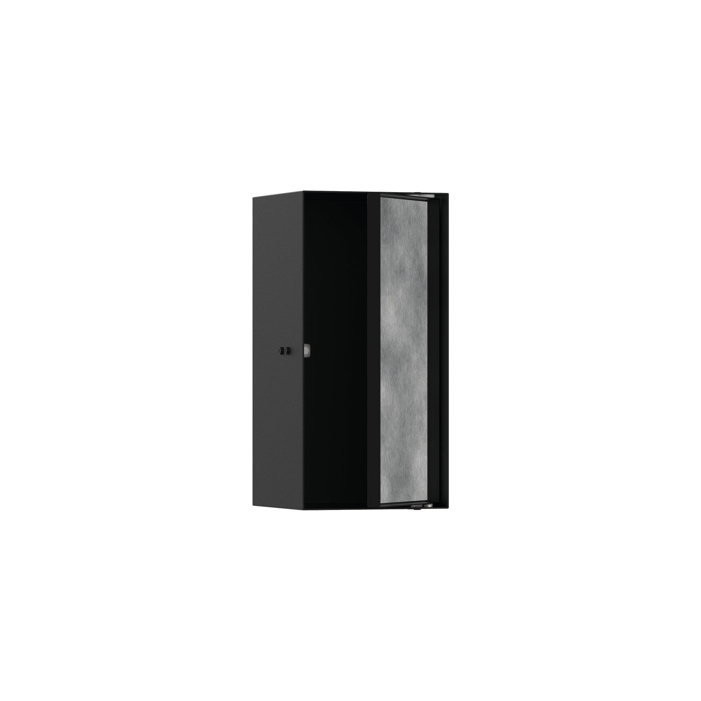hansgrohe XtraStoris Rock Wall Niche with Tileable Door 12"x 6"x 5.5"