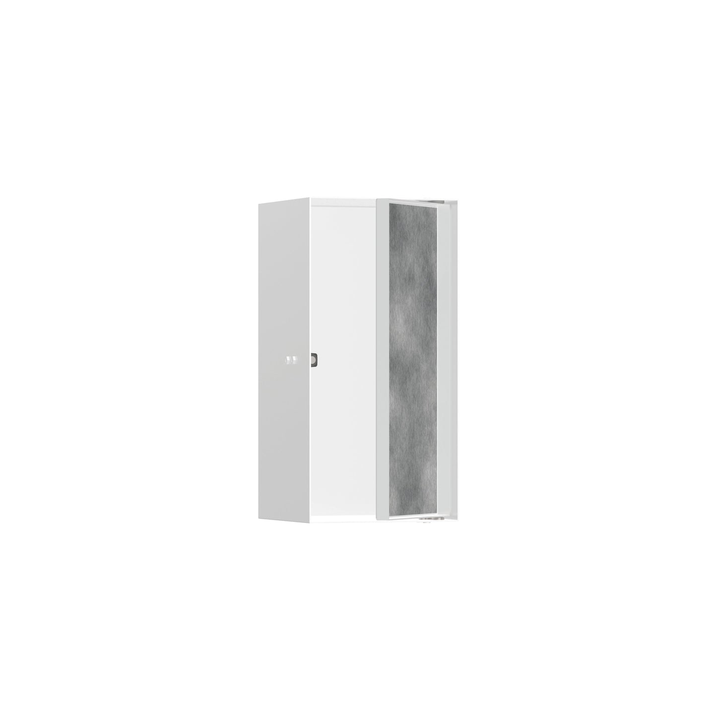 hansgrohe XtraStoris Rock Wall Niche with Tileable Door 12"x 6"x 5.5"
