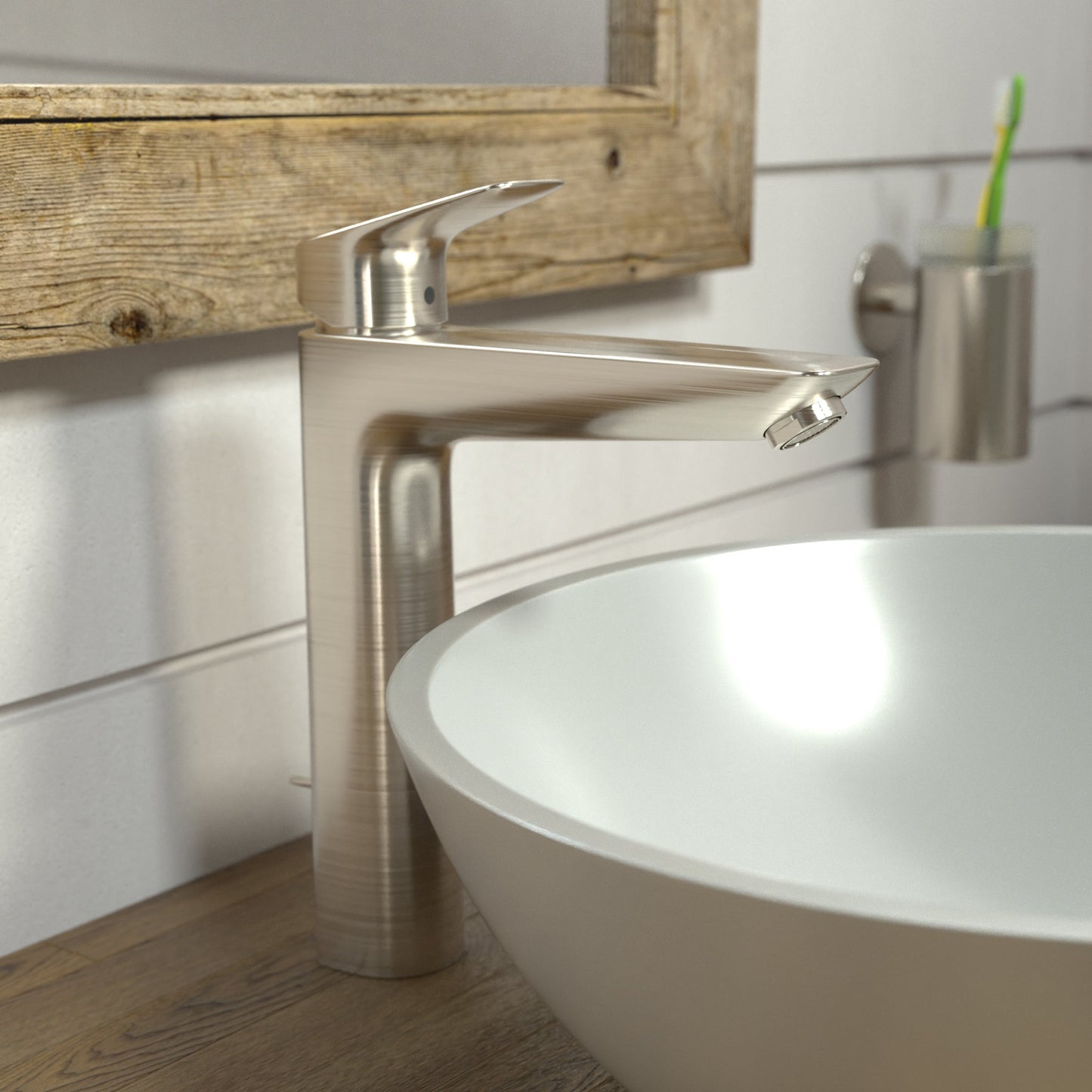 hansgrohe Logis Single-Hole Faucet 190 with Pop-Up Drain, 1.2 GPM