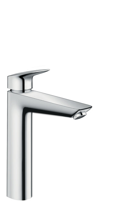 hansgrohe Logis Single-Hole Faucet 190 with Pop-Up Drain, 1.2 GPM