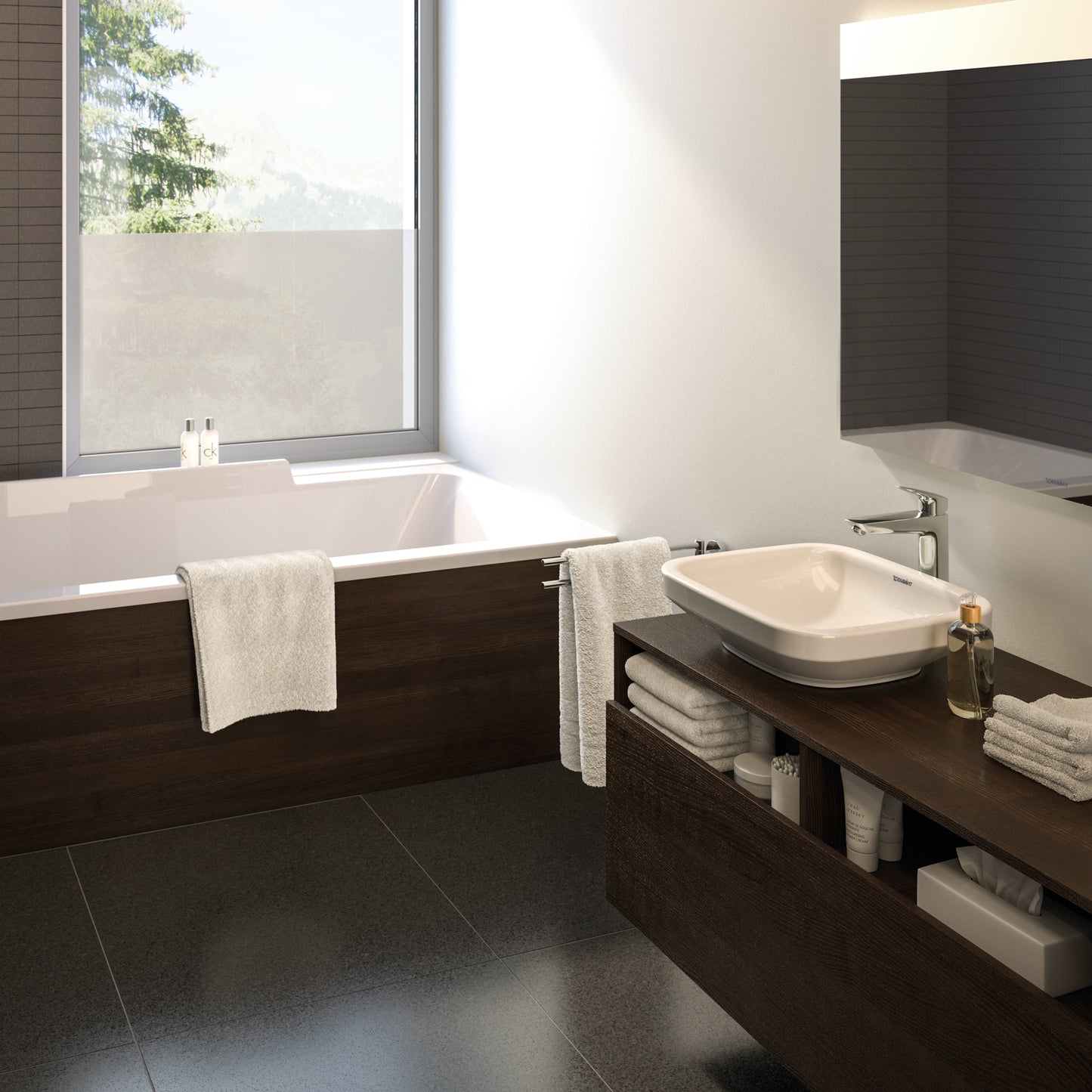 hansgrohe Logis Single-Hole Faucet 190 with Pop-Up Drain, 1.2 GPM