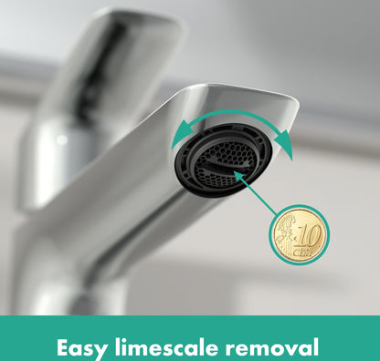 hansgrohe Logis Fine Wall-Mounted Single-Handle Faucet Trim, 1.2 GPM