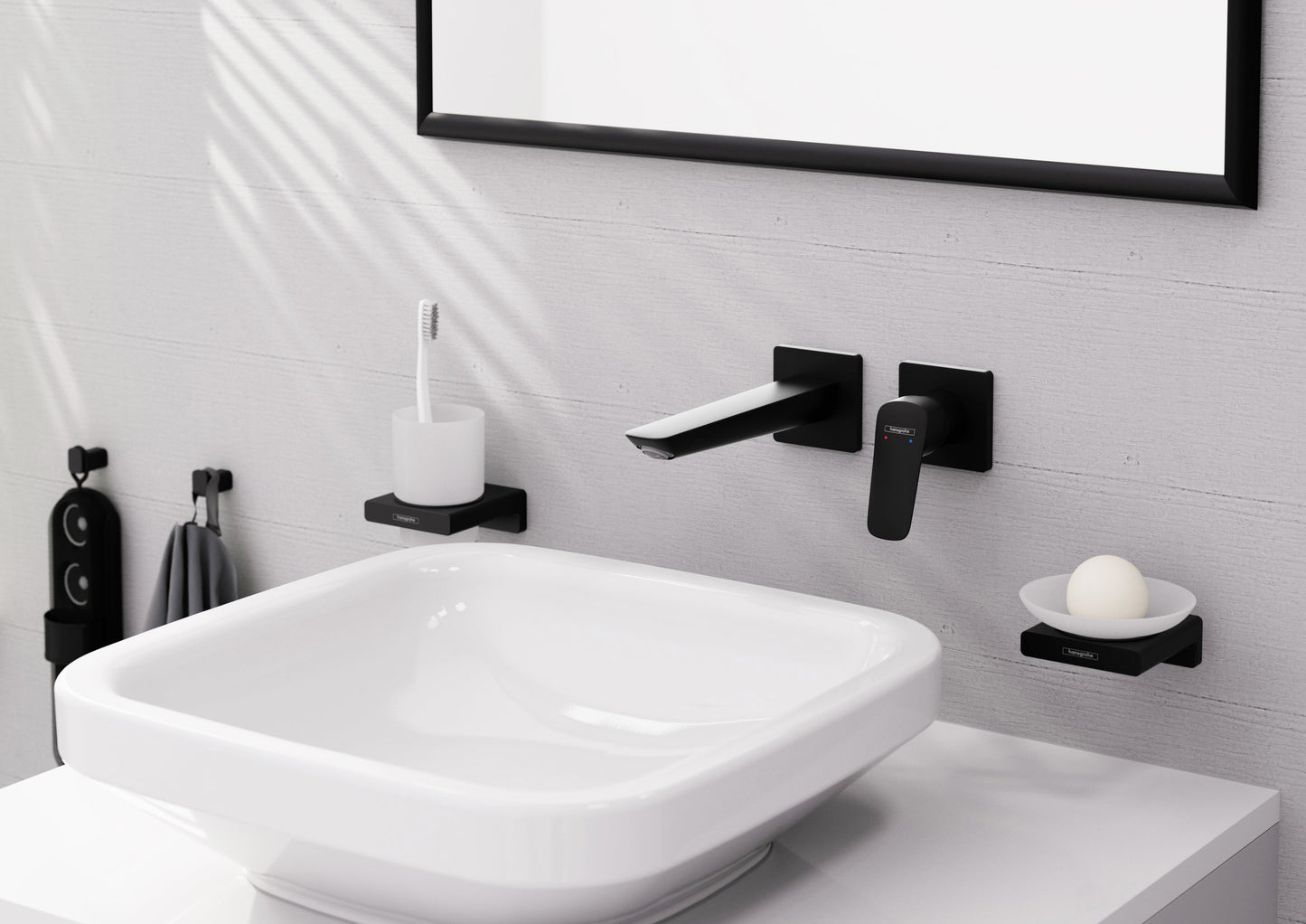 hansgrohe Logis Fine Wall-Mounted Single-Handle Faucet Trim, 1.2 GPM